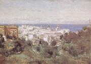 camille corot View of Genoa (mk09) oil on canvas